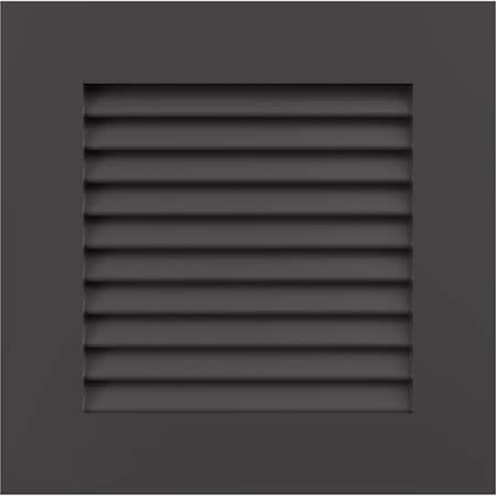 Ekena Millwork 12"W x 12"H True Fit PVC Louver Shutters Sample, Shadow Mountain SAMPLE-TFPLVSM